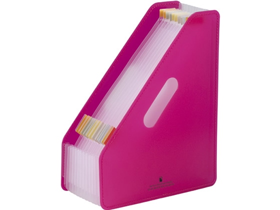 セキセイ セマック ドキュメントスタンド A4タテ 13ポケット レッド MA320020 1個(ご注文単位1個)【直送品】