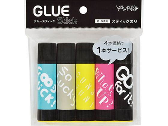 ヤマト スティックのり グルースティック 5本パック ASN-8JH-5P 1パック(ご注文単位1パック)【直送品】