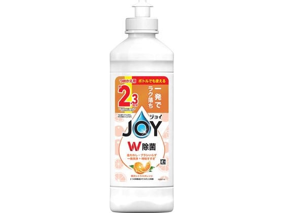 P&G 除菌ジョイコンパクト 贅沢シトラスオレンジ キャップ付 替 300mL 1個（ご注文単位1個）【直送品】