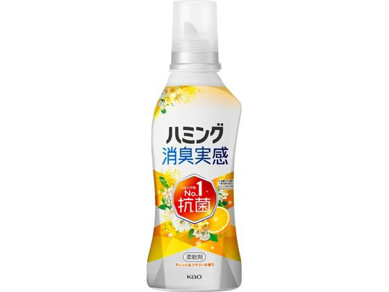 KAO ハミング消臭実感 オレンジ&フラワーの香り 本体 510ML 1個(ご注文単位1個)【直送品】