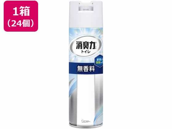 エステー トイレの消臭力スプレー 無香料 365ml 24個 1箱（ご注文単位1箱）【直送品】