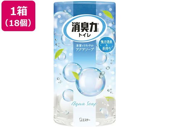 エステー トイレの消臭力 アクアソープ 18個 1箱（ご注文単位1箱）【直送品】