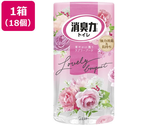 エステー トイレの消臭力 ラブリーブーケ 400ml 18個 1箱（ご注文単位1箱）【直送品】