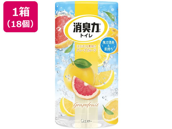 エステー トイレの消臭力 グレープフルーツ 400ml 18個 1箱（ご注文単位1箱）【直送品】