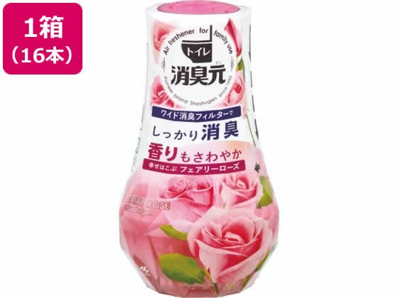 小林製薬 トイレの消臭元幸せはこぶフェアリーローズの香り 16個 1箱（ご注文単位1箱）【直送品】