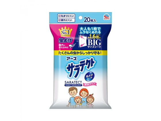 アース製薬 サラテクト 虫よけシート 20枚入 1個(ご注文単位1個)【直送品】