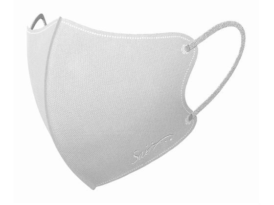 日翔 彩SAI シルクフィールマスク やや大きめ ホワイト×ホワイト 20枚 1箱(ご注文単位1箱)【直送品】