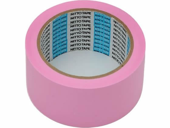 日東電工 床養生用テープ50mm*25m さくら色 1巻 No.395N 1巻（ご注文単位1巻）【直送品】