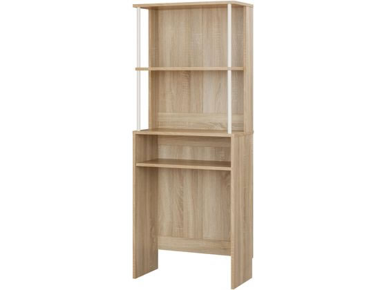 アイリスオーヤマ ゴミ箱上ラック ライトナチュラル/ホワイト GUR-595H 1台(ご注文単位1台)【直送品】