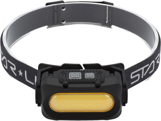 星光商事 充電式COBヘッドライト 黒色 SK-HL370CCHBK 1個(ご注文単位1個)【直送品】