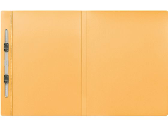 プラス PPフラットファイル A4タテ(A3二つ折り)イエロー NO.125FP 1冊（ご注文単位1冊）【直送品】