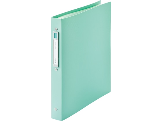 リヒトラブ noie-styleクリヤーブック差替式A4 背幅35ライトグリーン 1冊(ご注文単位1冊)【直送品】