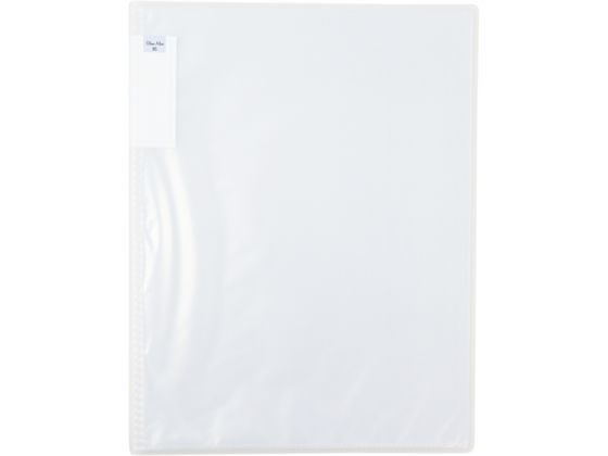 ハピラ スリムマックス B5 20ポケット クリアー SMFB5CL 1冊(ご注文単位1冊)【直送品】