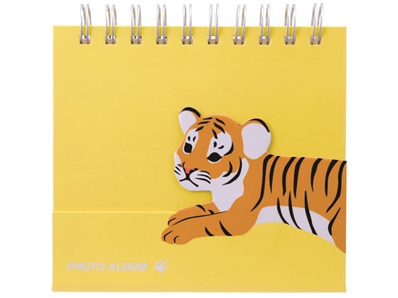 マークス コルソグラフィア フォトスタンドアルバム・アニマルこども L判 トラ 1冊(ご注文単位1冊)【直送品】