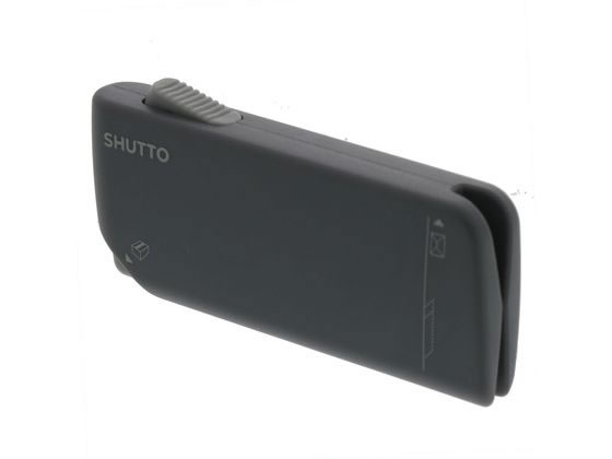 サンスター 開梱カッター&レターオープナー SHUTTO ブラック S3720799 1個(ご注文単位1個)【直送品】