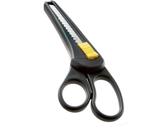 サンスター カッター付はさみ ブラック S3725030 1個(ご注文単位1個)【直送品】