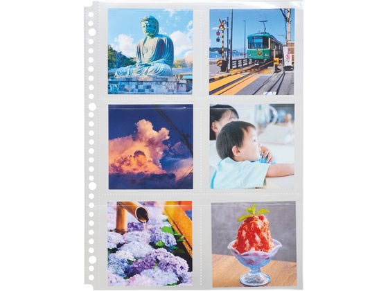 リヒトラブ myfa コレクションポケット 6ポケット 10枚 N-3305 1組（ご注文単位1組）【直送品】