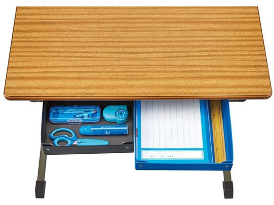 クツワ 紙製おどうぐばこ ブルー BX010BL 1個(ご注文単位1個)【直送品】