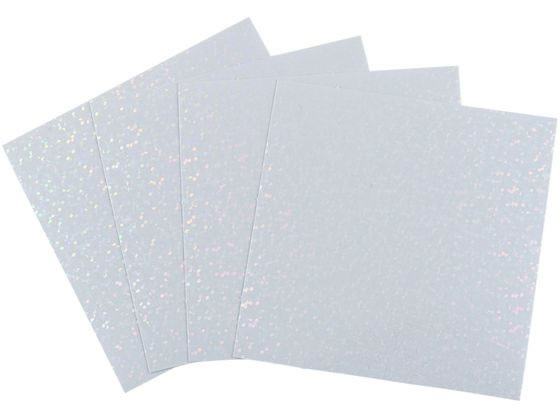 ハピラ コレサポ 缶バッチ作成キット用 ホログラムシール 4枚入 CANK03 1パック(ご注文単位1パック)【直送品】