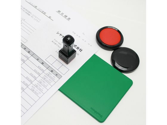 シヤチハタ 印マット 小 グリーン IM-1ミドリ 1枚(ご注文単位1枚)【直送品】