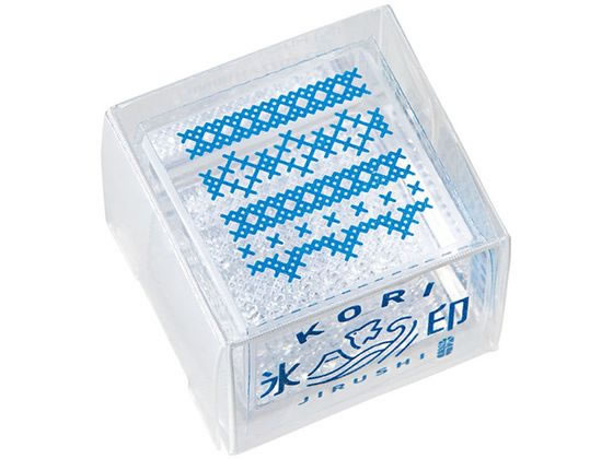 キングジム 透明スタンプ 氷印 (クロスステッチ) CLS22-004 1個(ご注文単位1個)【直送品】