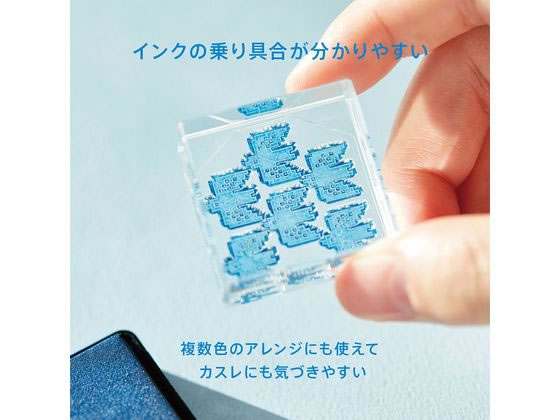 キングジム 透明スタンプ 氷印 (タイガ-) CLS33-003 1個（ご注文単位1個）【直送品】