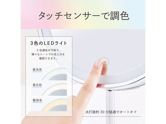 KOIZUMI LED拡大鏡 KBE3280S 1個(ご注文単位1個)【直送品】