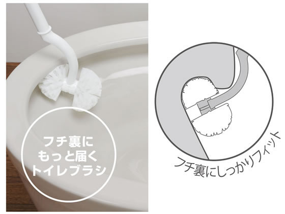 マーナ SLIM トイレブラシ リフィル ホワイト W203W 1個(ご注文単位1個)【直送品】