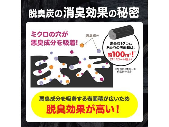 エステー 脱臭炭大型冷蔵庫用・冷凍室用ペアパック 1セット(ご注文単位1セット)【直送品】
