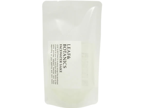 松山油脂 リーフ&ボタニクス フェイスウォーター 純米酒 詰替用 1個(ご注文単位1個)【直送品】