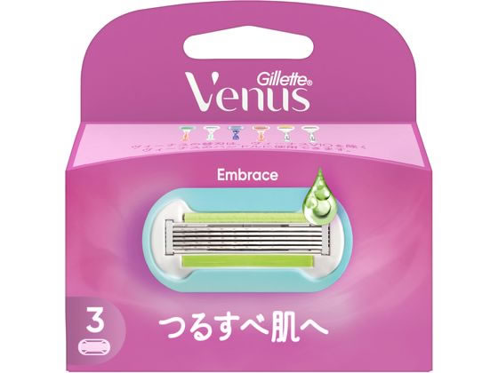 >P&G ジレット ヴィーナス つるすべ肌 替刃 3個 1パック(ご注文単位1パック)【直送品】