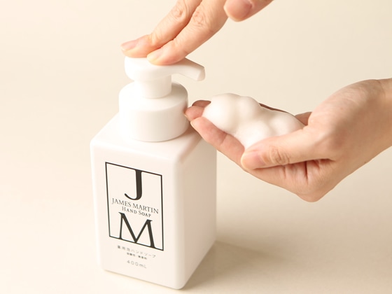 ジェームズマーティン 薬用泡ハンドソープ 無香料 400mL 1本(ご注文単位1本)【直送品】