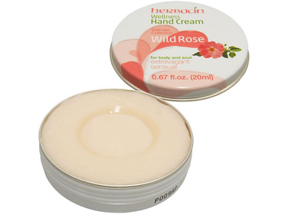 インターナショナルコスメティックス ハーバシン ハンドクリーム缶 ローズ 1缶(ご注文単位1缶)【直送品】