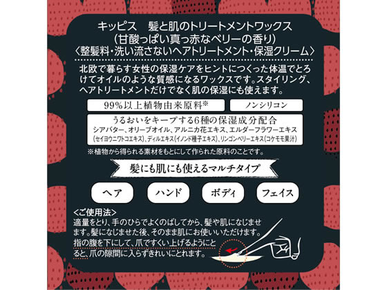 ダリヤ アンナドンナ キッピス 髪と肌のトリートメントワックス ベリー 1個(ご注文単位1個)【直送品】