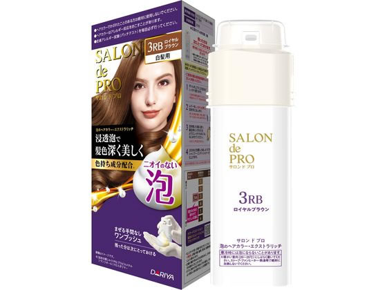 ダリヤ サロンドプロ 泡のヘアカラーEX(白髪用)3RB 1個（ご注文単位1個）【直送品】