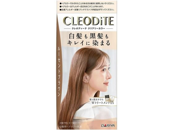 ダリヤ クレオディーテ クリアリーカラー 白髪用 ルーセントブラウン 1個(ご注文単位1個)【直送品】