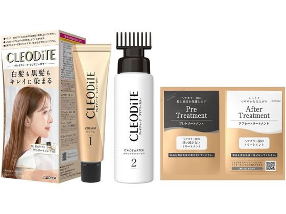 ダリヤ クレオディーテ クリアリーカラー 白髪用 ルーセントブラウン 1個(ご注文単位1個)【直送品】