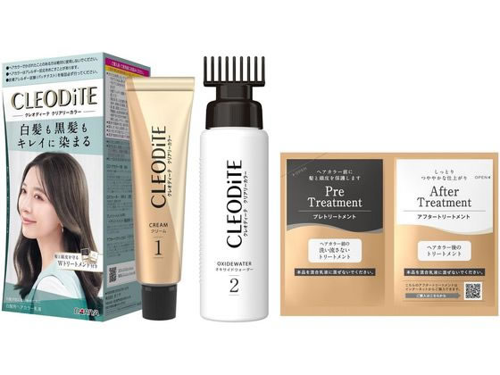 ダリヤ クレオディーテ クリアリーカラー 白髪用 マットアッシュ 1個(ご注文単位1個)【直送品】