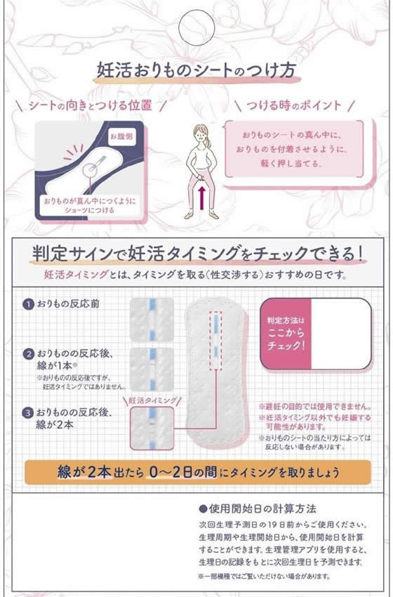 ユニ・チャーム ソフィ妊活タイミングをチェックできるおりものシート 5枚 1パック(ご注文単位1パック)【直送品】