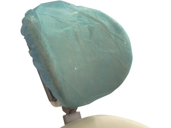 ファーストレイト ヘッドレストカバー ブルー 100枚 FR-171 1箱(ご注文単位1箱)【直送品】