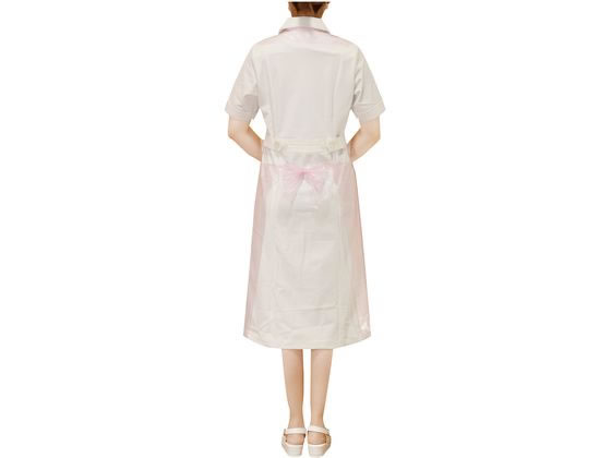 ファーストレイト PEエプロン優 ピンク 袖なし 50枚 FR-6676 1箱(ご注文単位1箱)【直送品】