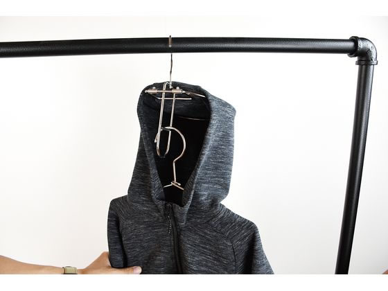 パール金属 メタリア ステンレス製パーカーハンガー HB-6186 1個(ご注文単位1個)【直送品】