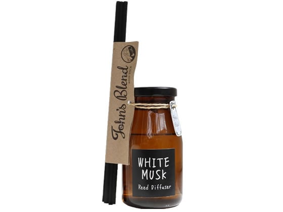 ノルコーポレーション John’sBlend リードディフューザー ホワイトムスク 1個(ご注文単位1個)【直送品】