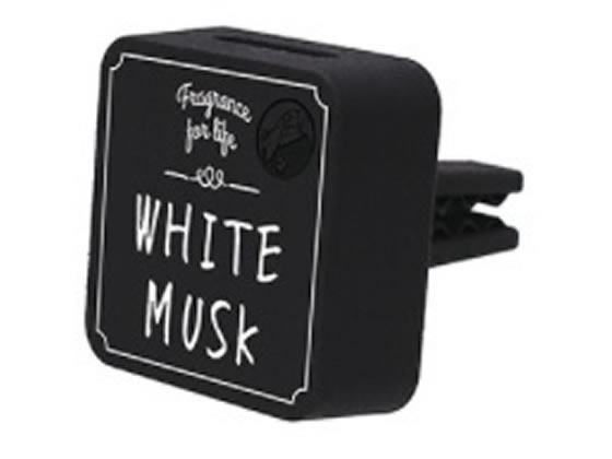 ノルコーポレーション John’sBlend クリップオンエアーフレッシュナー ホワイトムスク 1個(ご注文単位1個)【直送品】