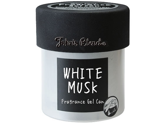 ノルコーポレーション John’sBlend フレグランスジェル缶 ホワイトムスク 1個(ご注文単位1個)【直送品】