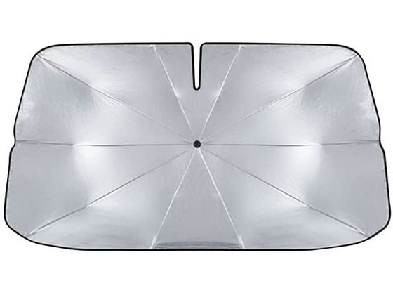 トレードワン 車用折りたたみ式 サンシェードパラソルフレキシブル M 1個(ご注文単位1個)【直送品】