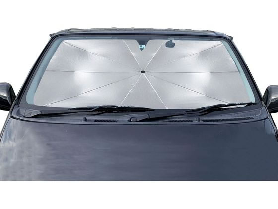 トレードワン 車用折りたたみ式 サンシェードパラソルフレキシブル M 1個(ご注文単位1個)【直送品】