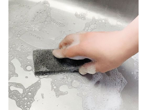 オカザキ 使い捨てスポンジ グレー 30個入 1袋(ご注文単位1袋)【直送品】