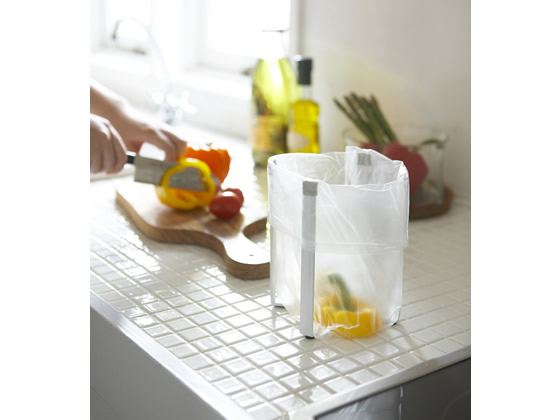 山崎実業 ポリ袋ホルダー プレート 06534 1個(ご注文単位1個)【直送品】