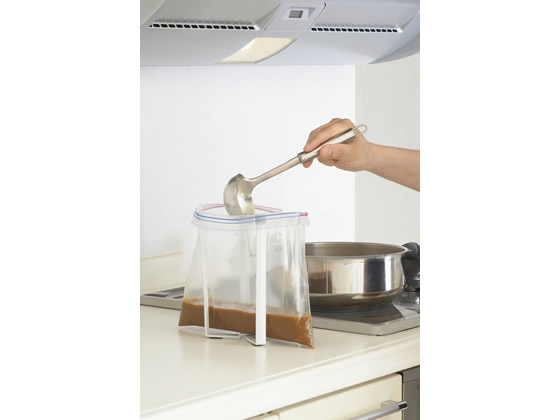 山崎実業 ポリ袋ホルダー プレート 06534 1個(ご注文単位1個)【直送品】